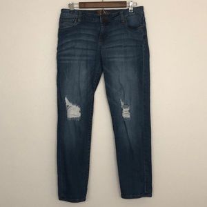 KUT From The Kloth Destructed Knee Jean